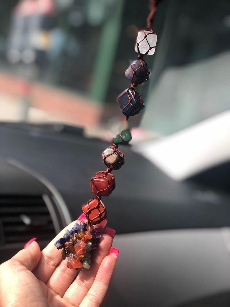Prosperity & Balance 7 Chakra Gemstone Hanging Ornament