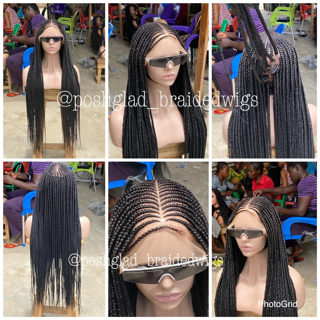 Cornrow Braid Wig - Daire