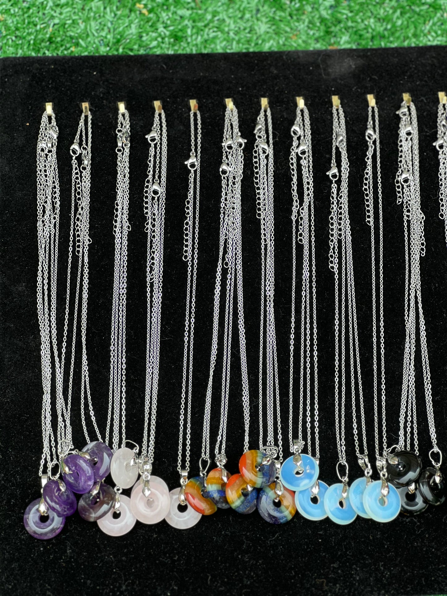 Amethyst Donut Crystal Necklace - Concordia Style Boutique