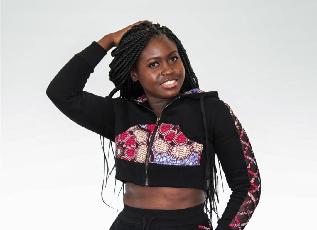 Aya African print crop hoodie - Concordia Style Boutique
