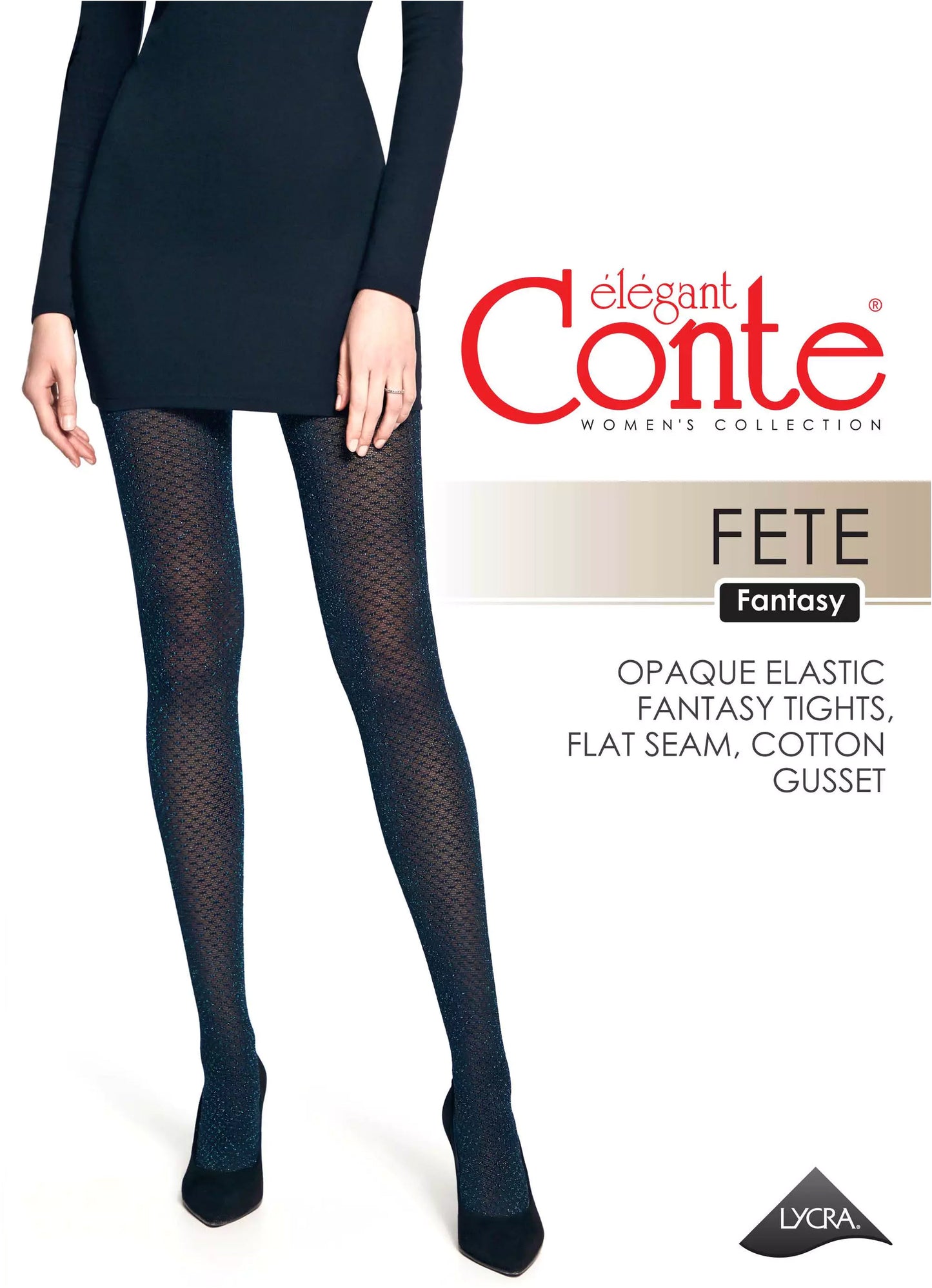 Fantasy Tights Conte Fete - Shiny Rete Lurex - Concordia Style Boutique