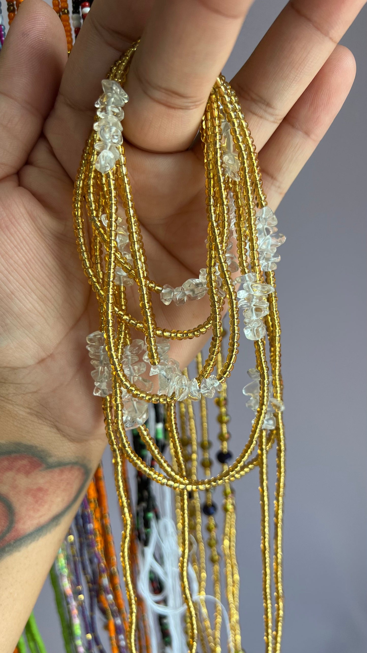 Crystal Quartz & Gold - Concordia Style Boutique