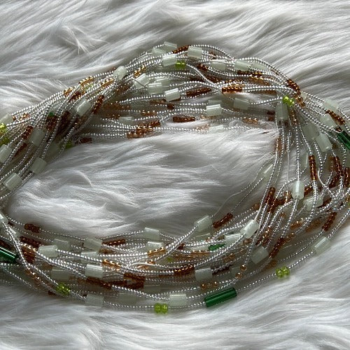 Glow in dark waist beads - Fluorescent waist beads - Concordia Style Boutique