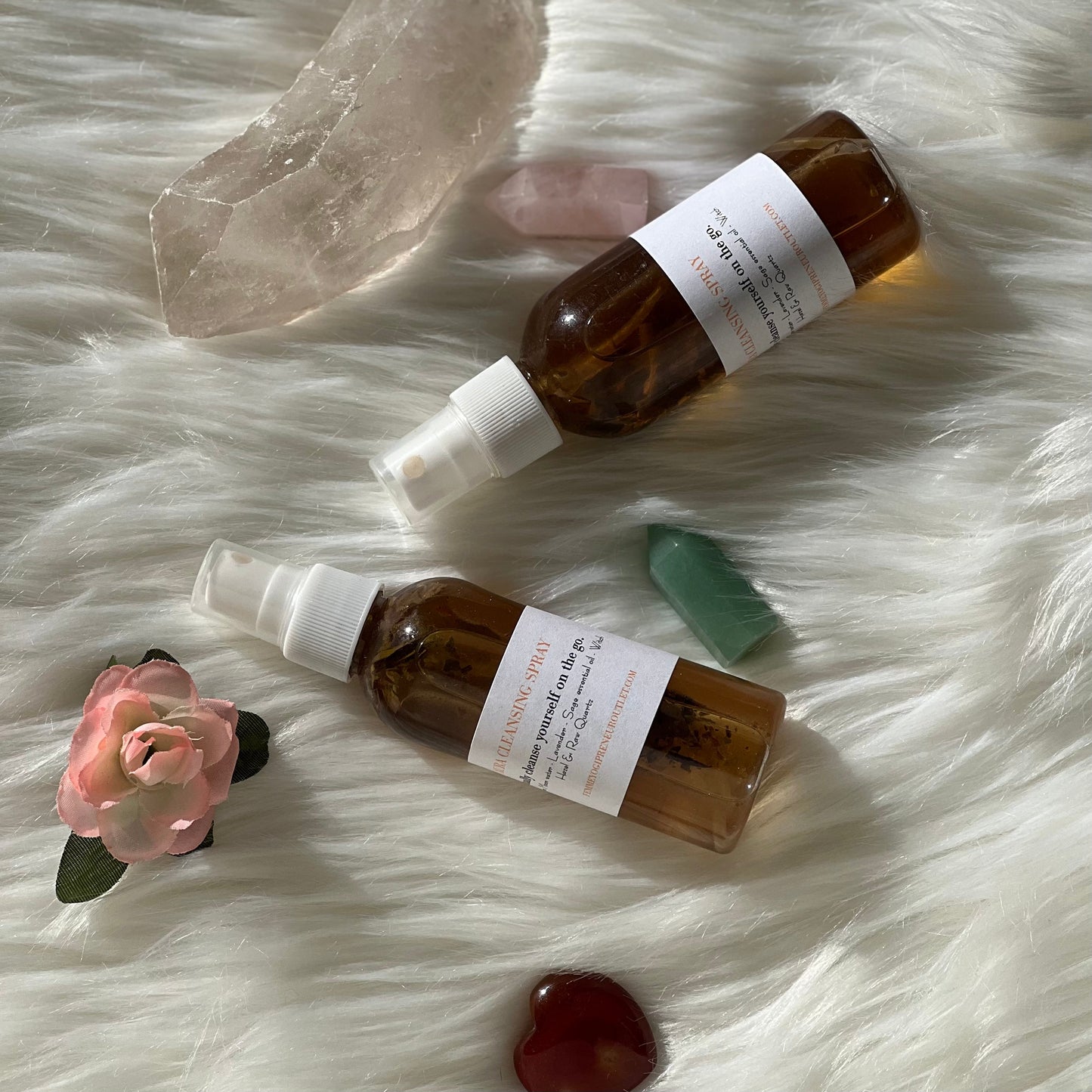 Aura cleansing spray infused with Quartz - Concordia Style Boutique