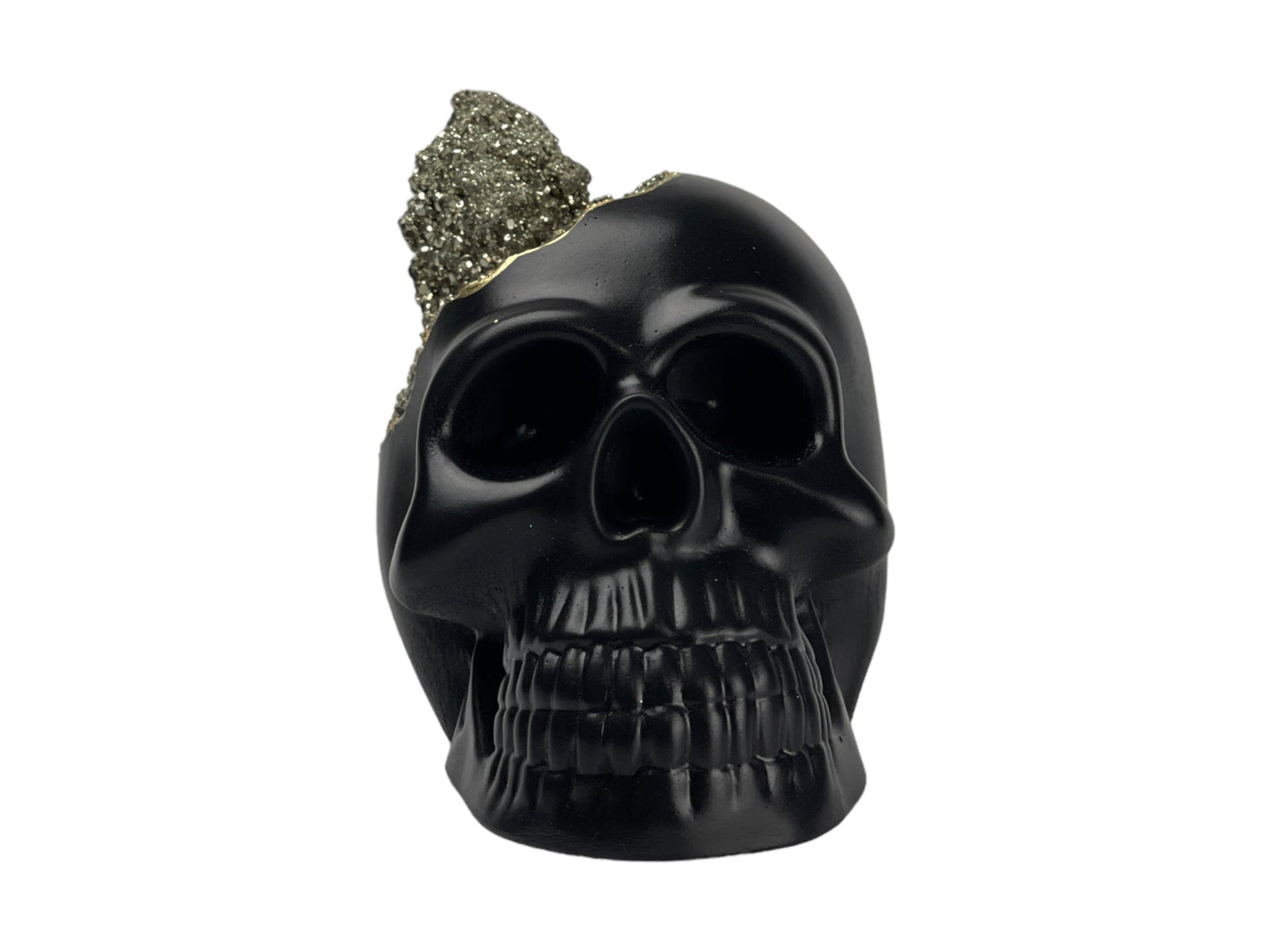 Pyrite Skull Head (black) - Concordia Style Boutique