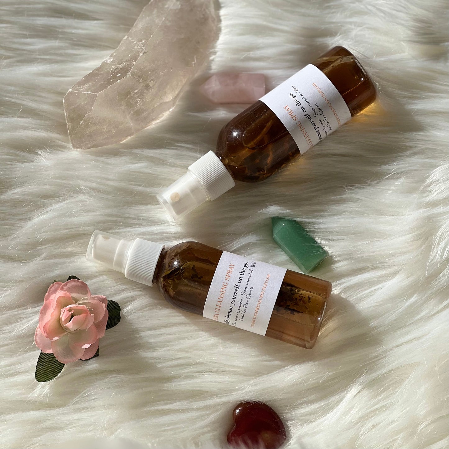 Aura cleansing spray infused with Quartz - Concordia Style Boutique