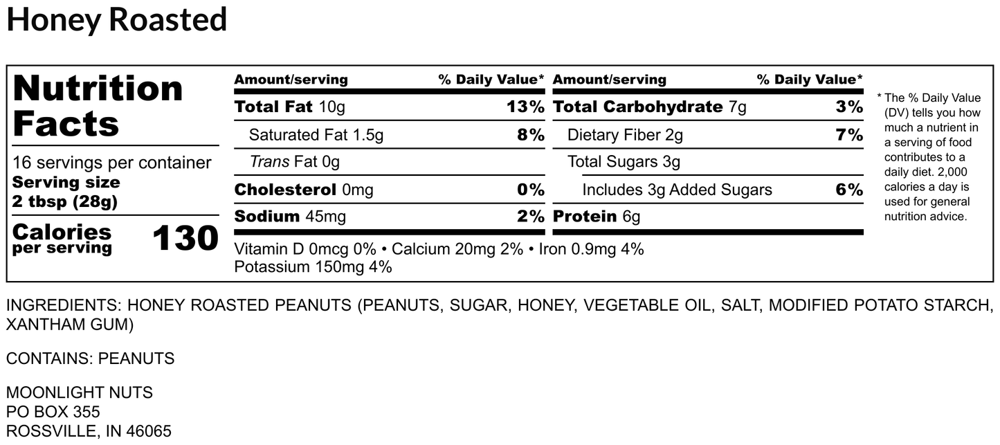 Honey Roasted Peanut Butter - Concordia Style Boutique