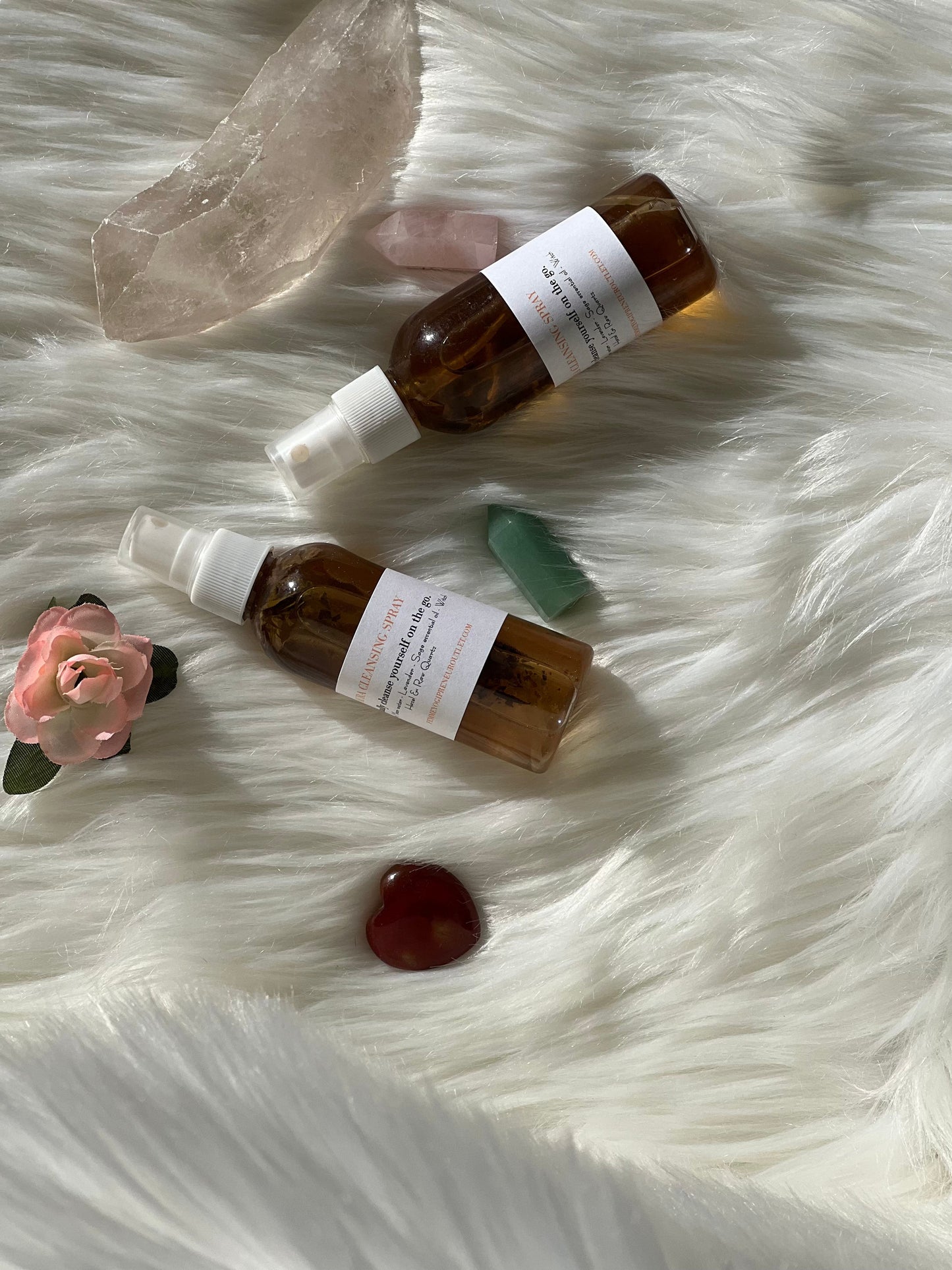 Aura cleansing spray infused with Quartz - Concordia Style Boutique