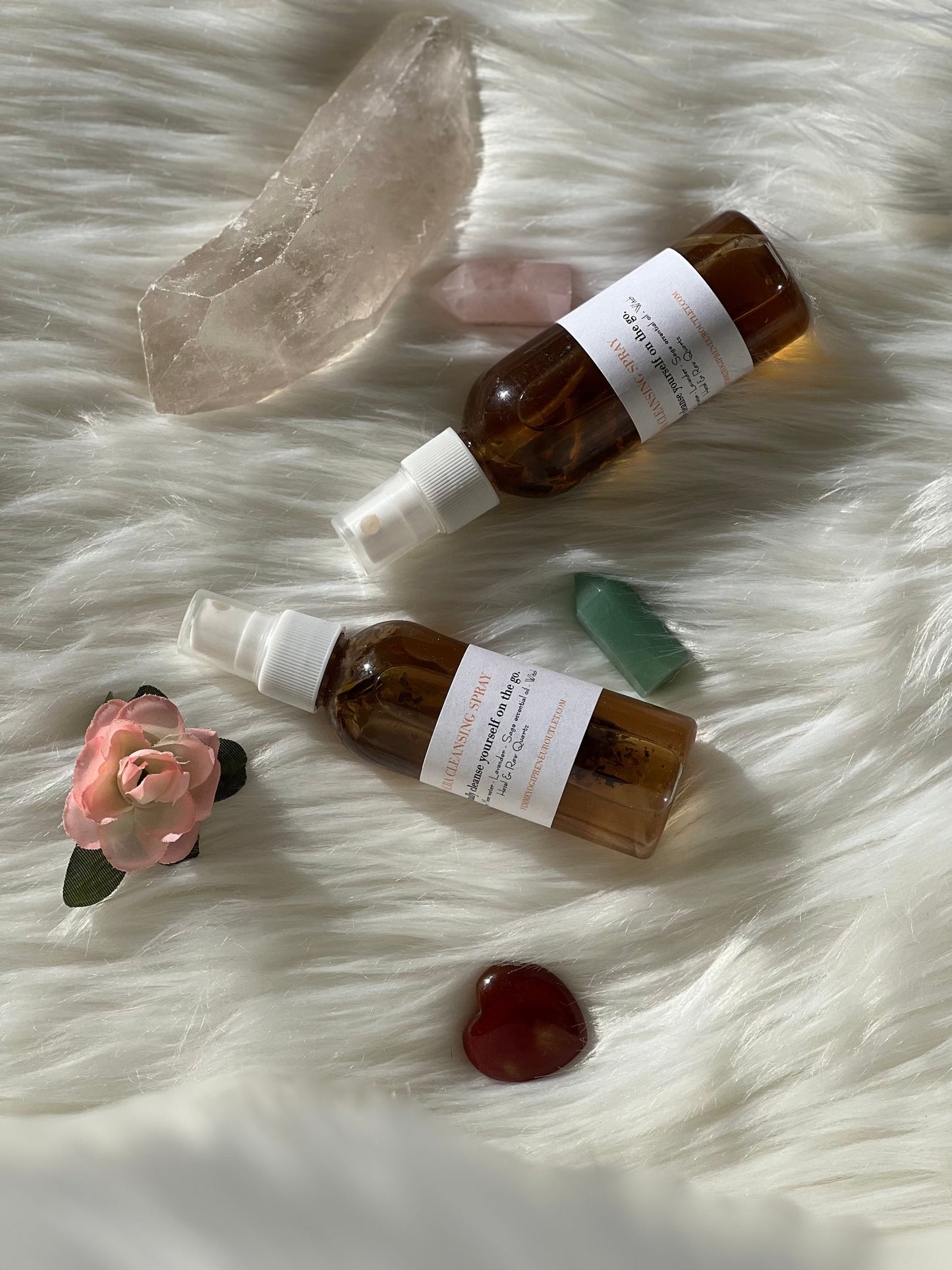 Aura cleansing spray infused with Quartz - Concordia Style Boutique