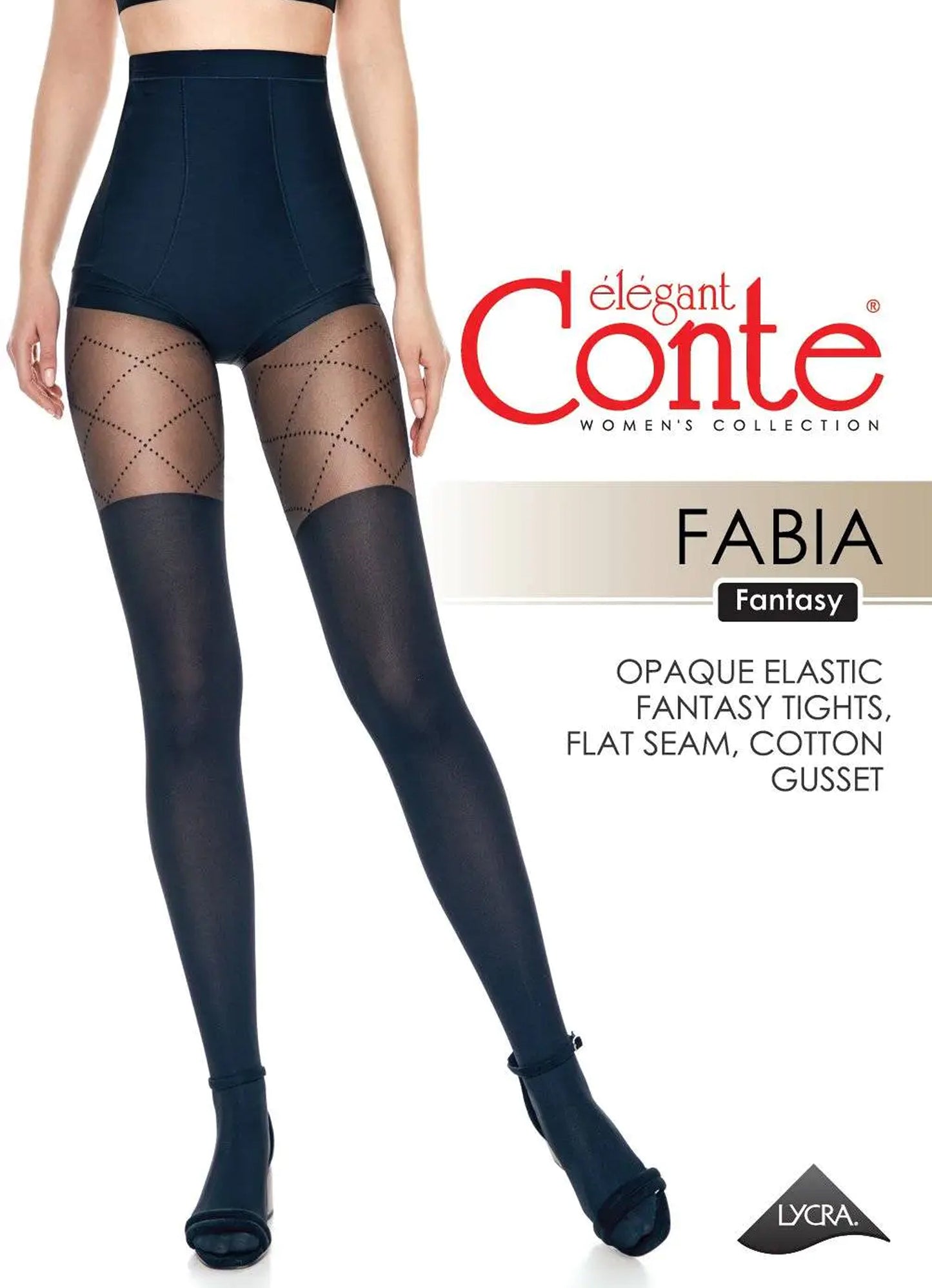 Fantasy Tights Conte Fabia - Stockings Imitation and Lacing - Concordia Style Boutique