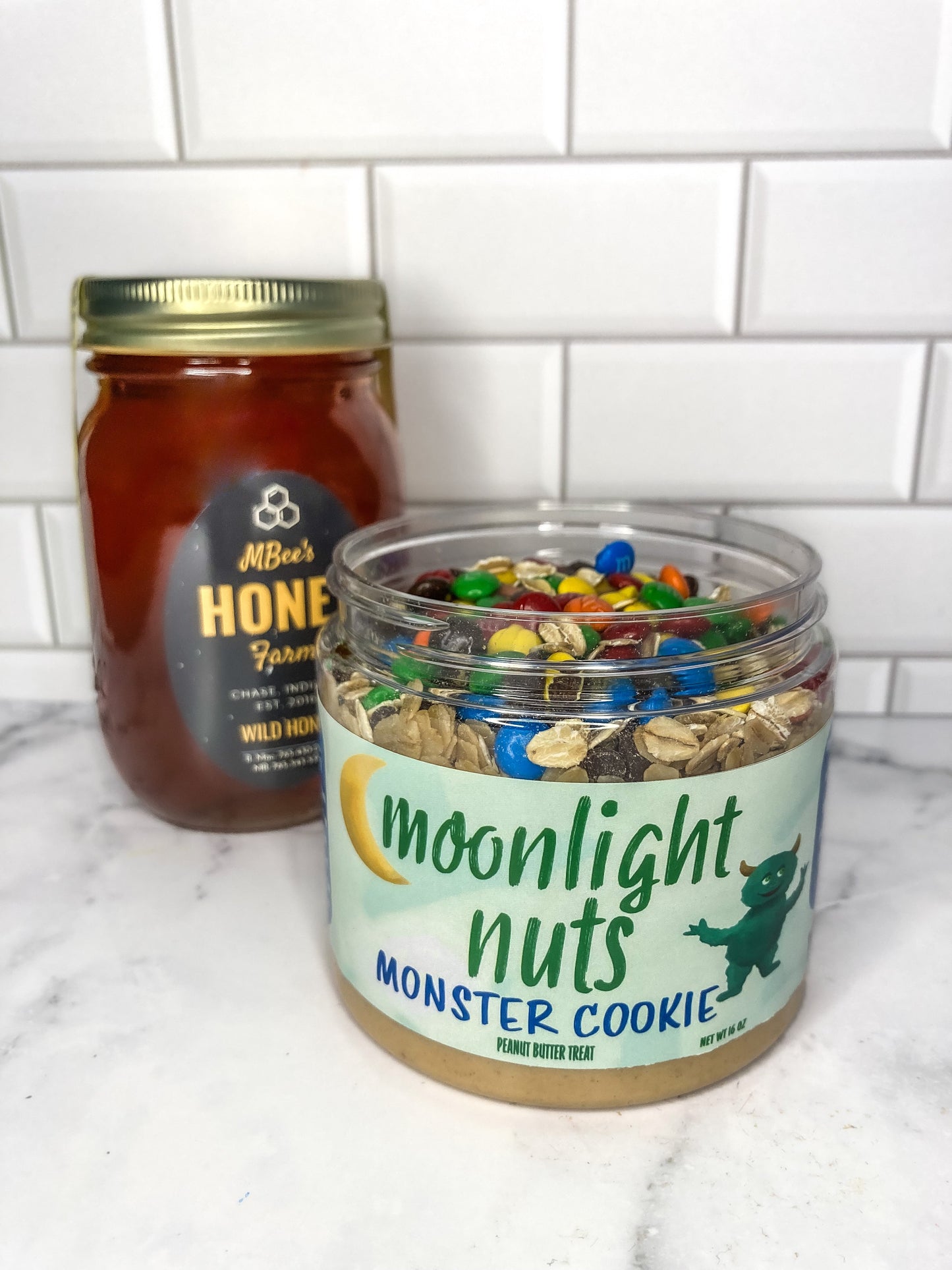 Monster Cookie - White Chocolate Peanut Butter with M&M’s, Oats, & Honey - Concordia Style Boutique