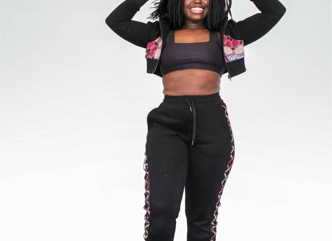 Aya African print crop hoodie - Concordia Style Boutique