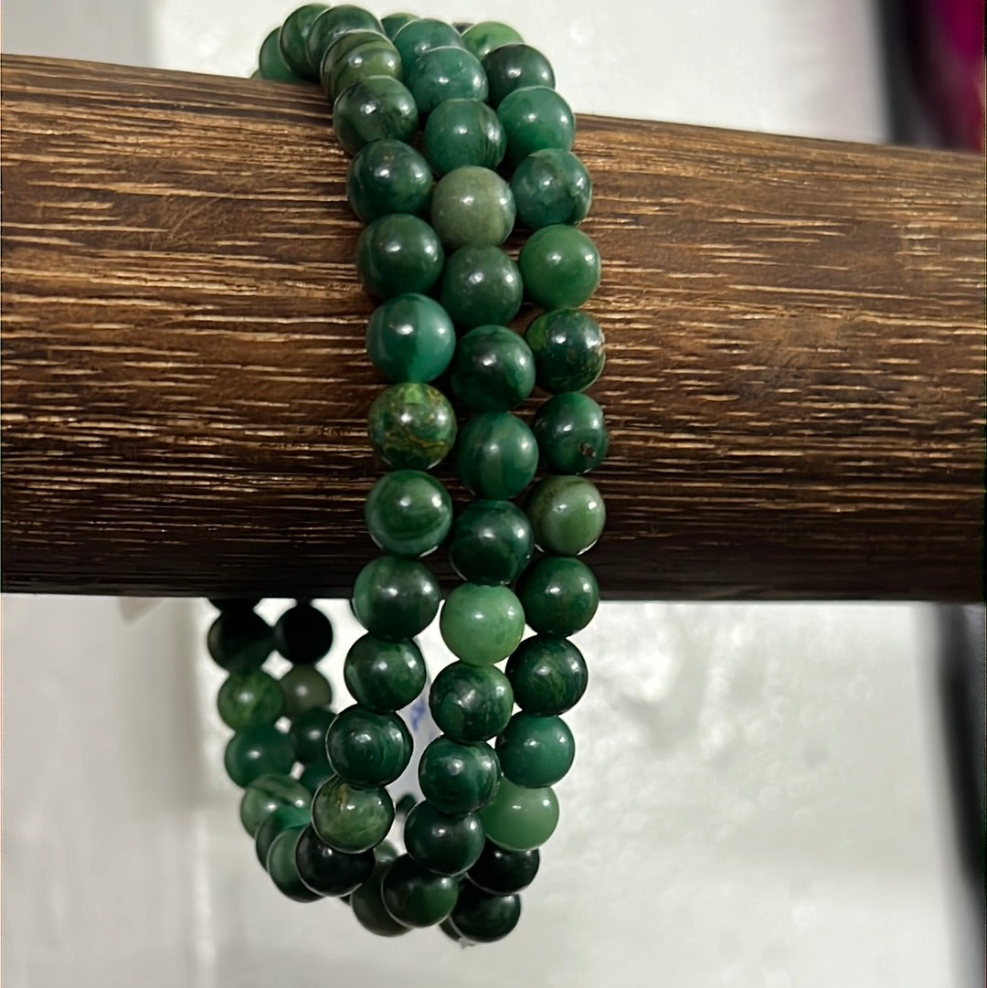 African Jade Gemstone Bracelet - Concordia Style Boutique