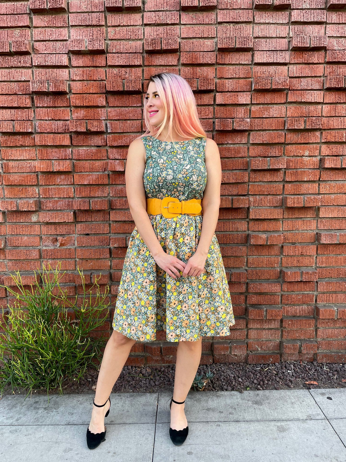 Cats in the Fields Twofer Dress - Concordia Style Boutique