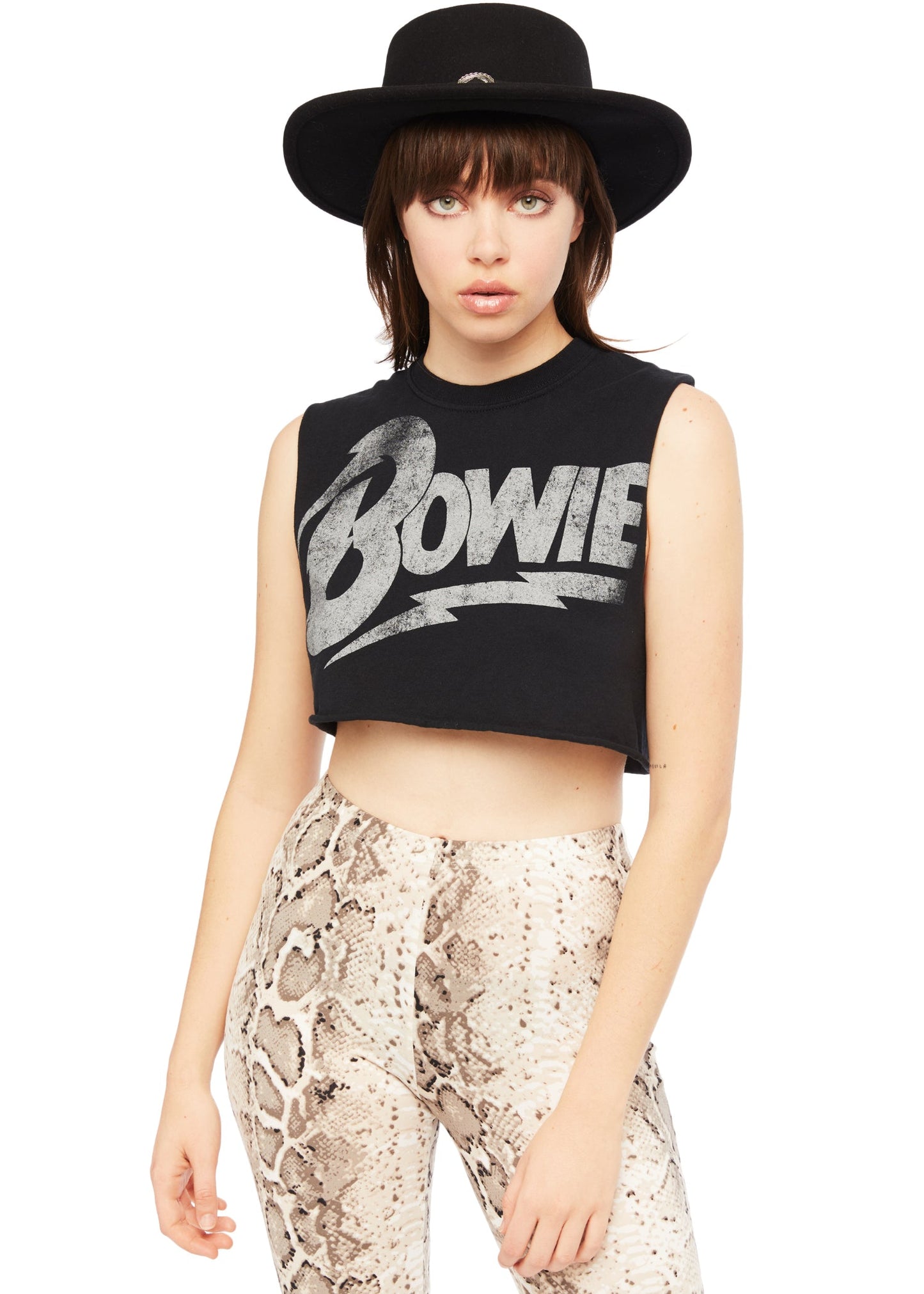 David Bowie Cropped Tee by Goodie Two Sleeves - Concordia Style Boutique