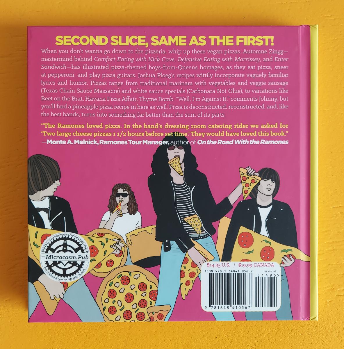 Hey Ho Let's Dough!: 1! 2! 3! 40 Vegan Pizza Recipes Unrelated to the Ramones - Independent publisher and distributor, made in USA - Concordia Style Boutique