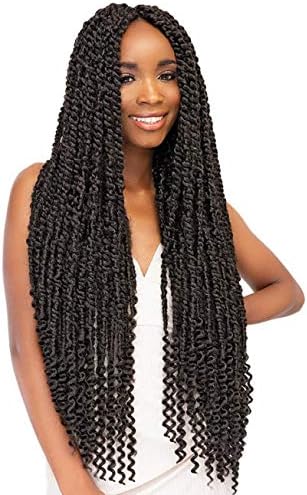Janet Collection Nalatress Synthetic Hair Crochet Braid - PASSION TWIST BRAID 24" - Premium hair braid from VIP Extensions - Just $9.99! Shop now at Concordia Style Boutique