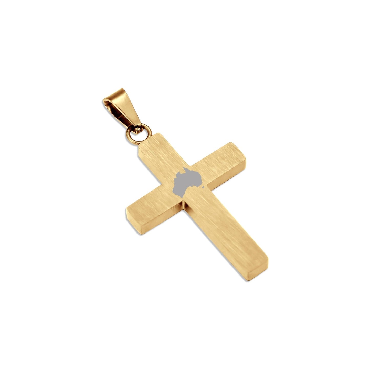 Jarrah Cross Necklace - Yellow Gold