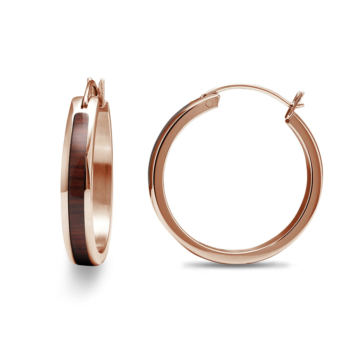 Jarrah Hoop Earrings - Rose Gold
