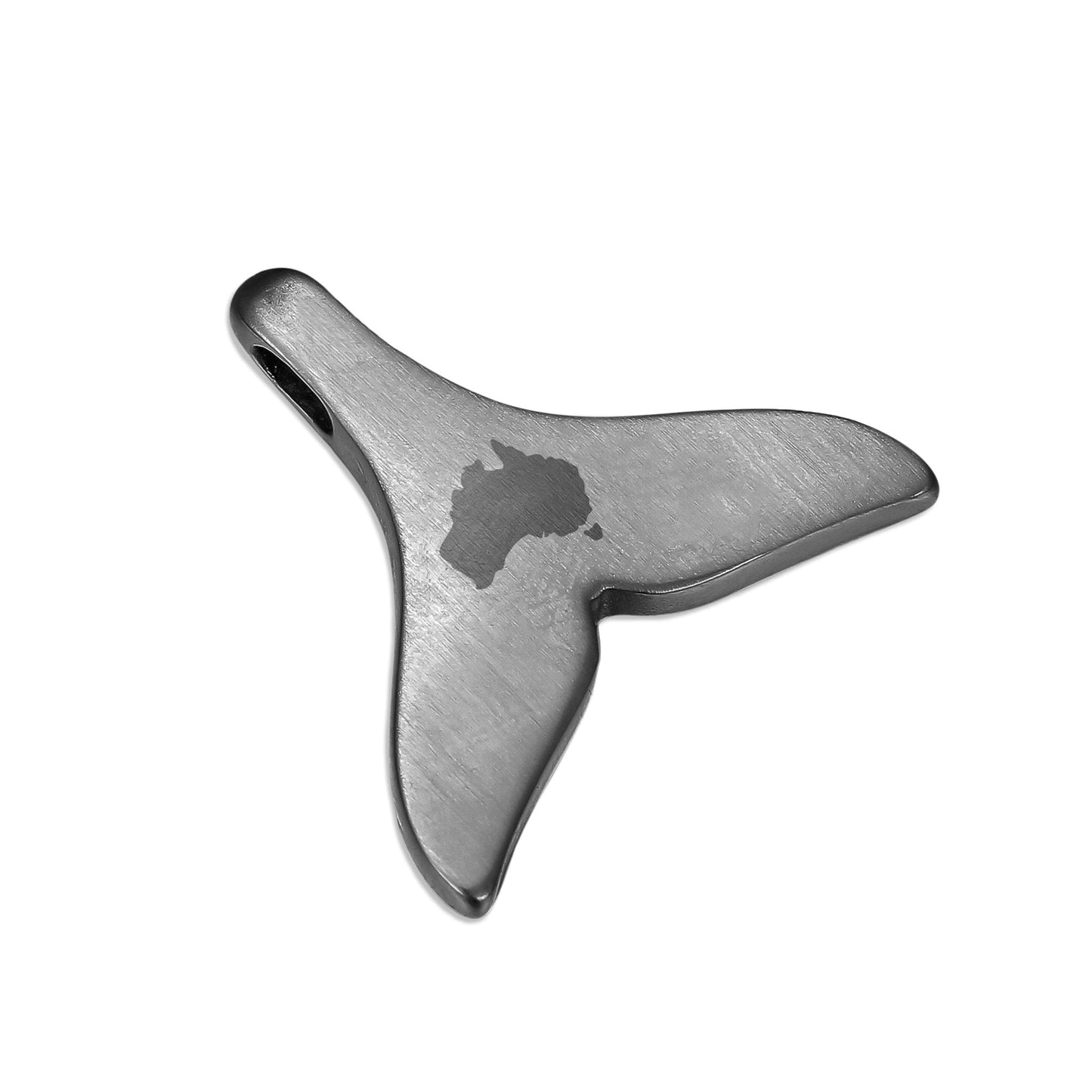 Jarrah Whale Tail Necklace - Gunmetal