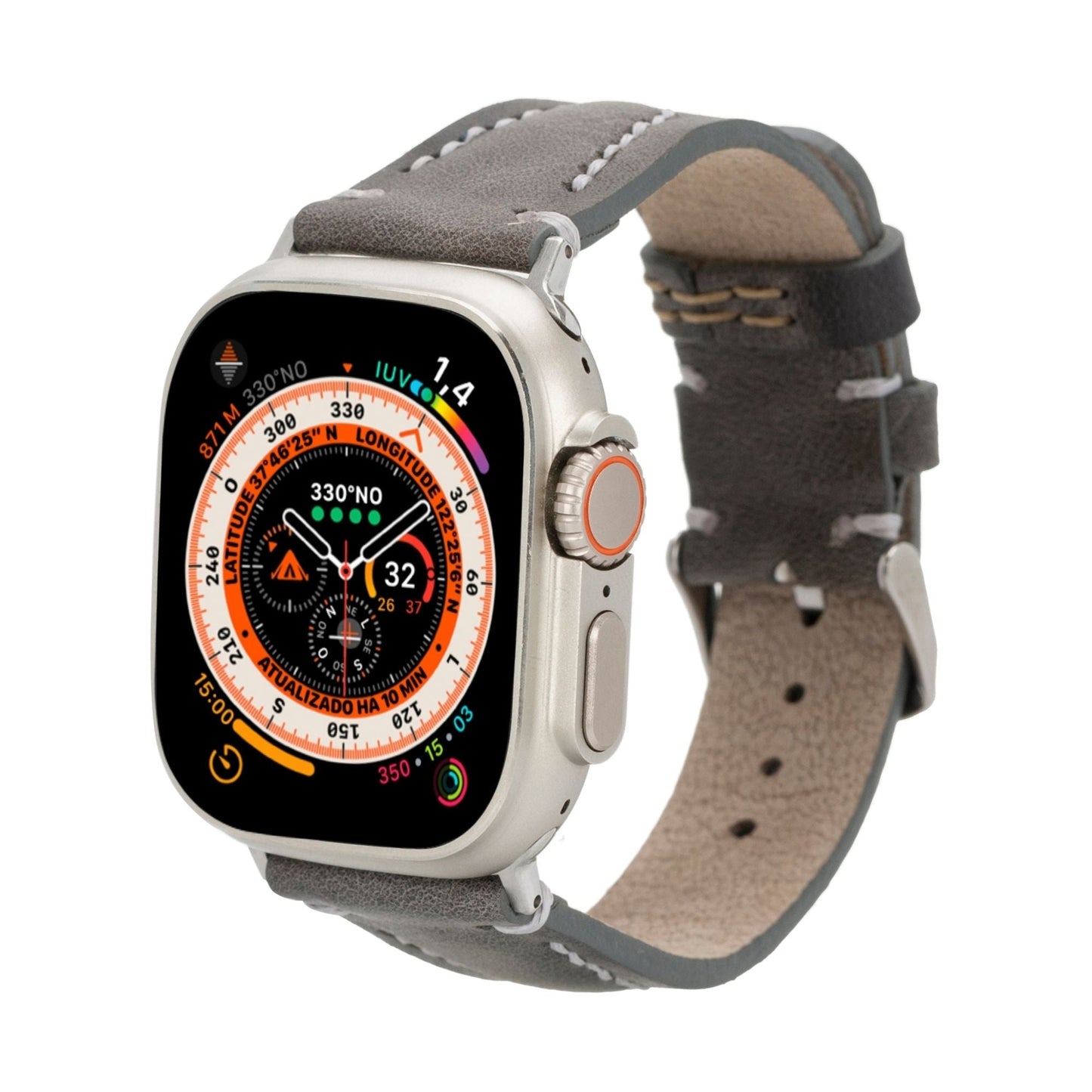 Jeffrey Leather Bands for Apple Watch 9, Ultra 2 & SE - Concordia Style Boutique