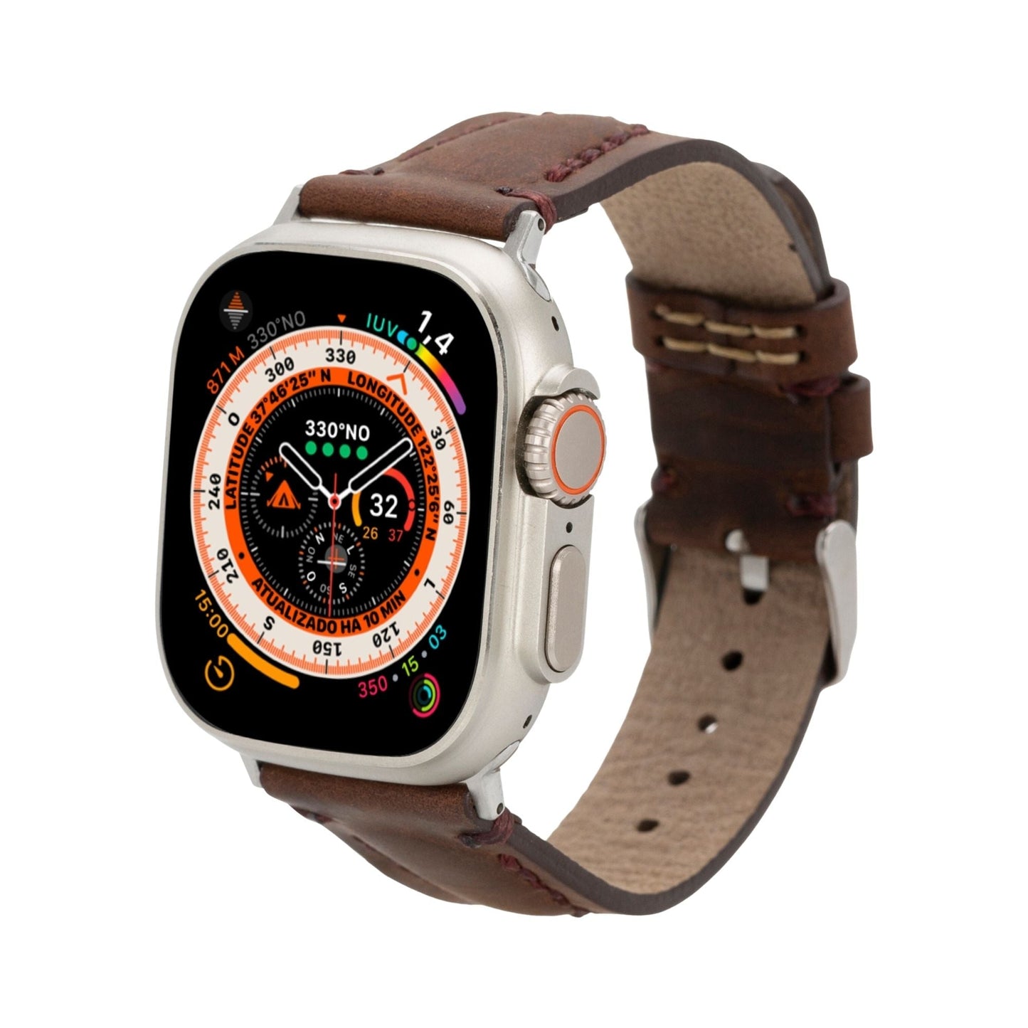 Jeffrey Leather Bands for Apple Watch 9, Ultra 2 & SE - Concordia Style Boutique