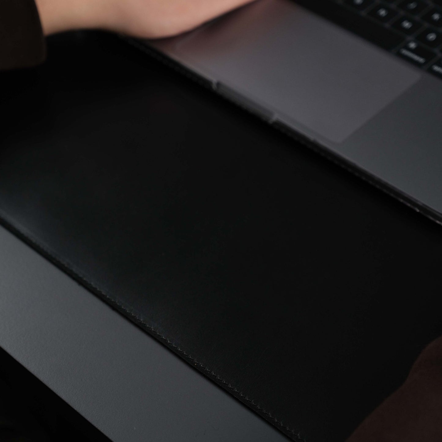 Jersey Black Leather Desk Pad for Office and Home - Concordia Style Boutique