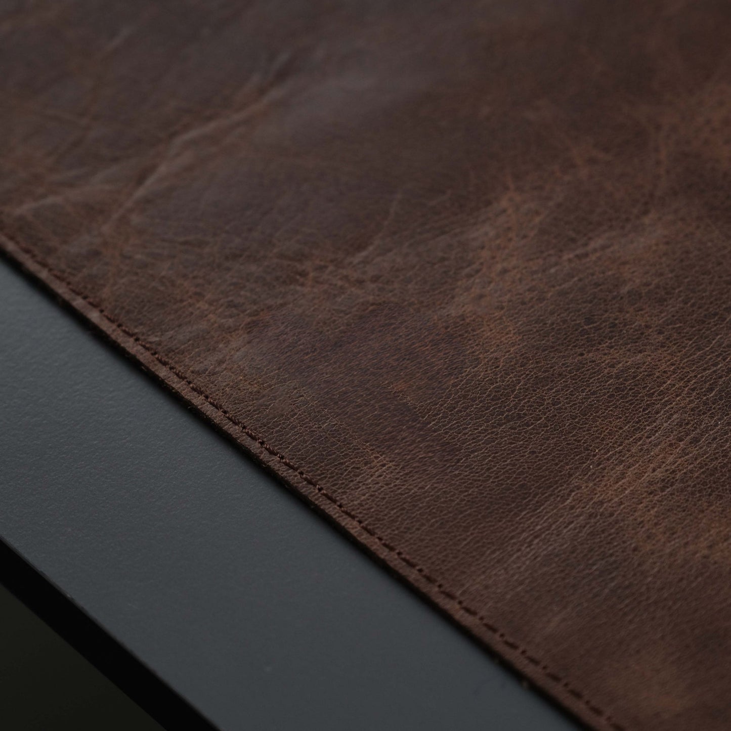 Jersey Dark Brown Leather Desk Pad for Office and Home - Concordia Style Boutique