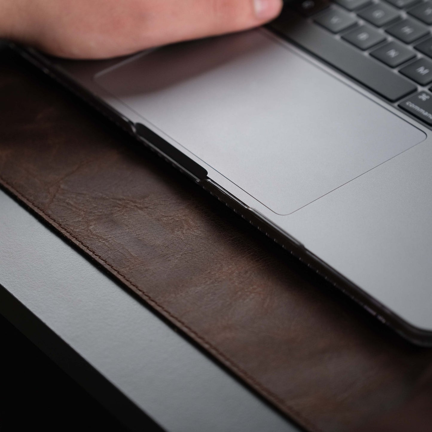 Jersey Dark Brown Leather Desk Pad for Office and Home - Concordia Style Boutique