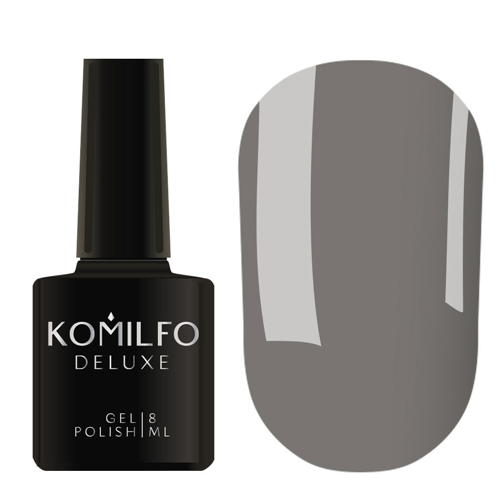 GEL POLISH KOMILFO DELUXE SERIES DUSK COLLECTION D292 (LIGHT GRAY, ENAMEL), 8 ML 111292
