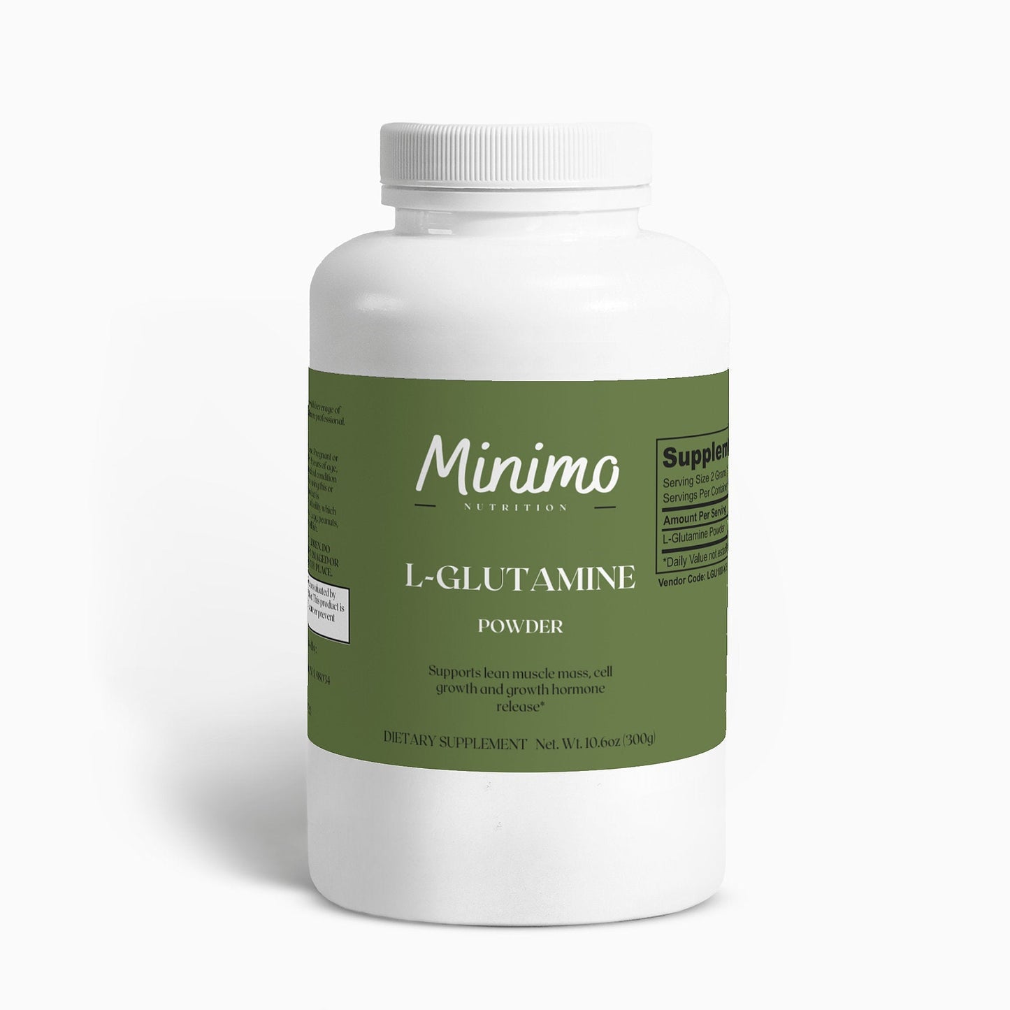 L-Glutamine Powder, 10.6 oz - Concordia Style Boutique