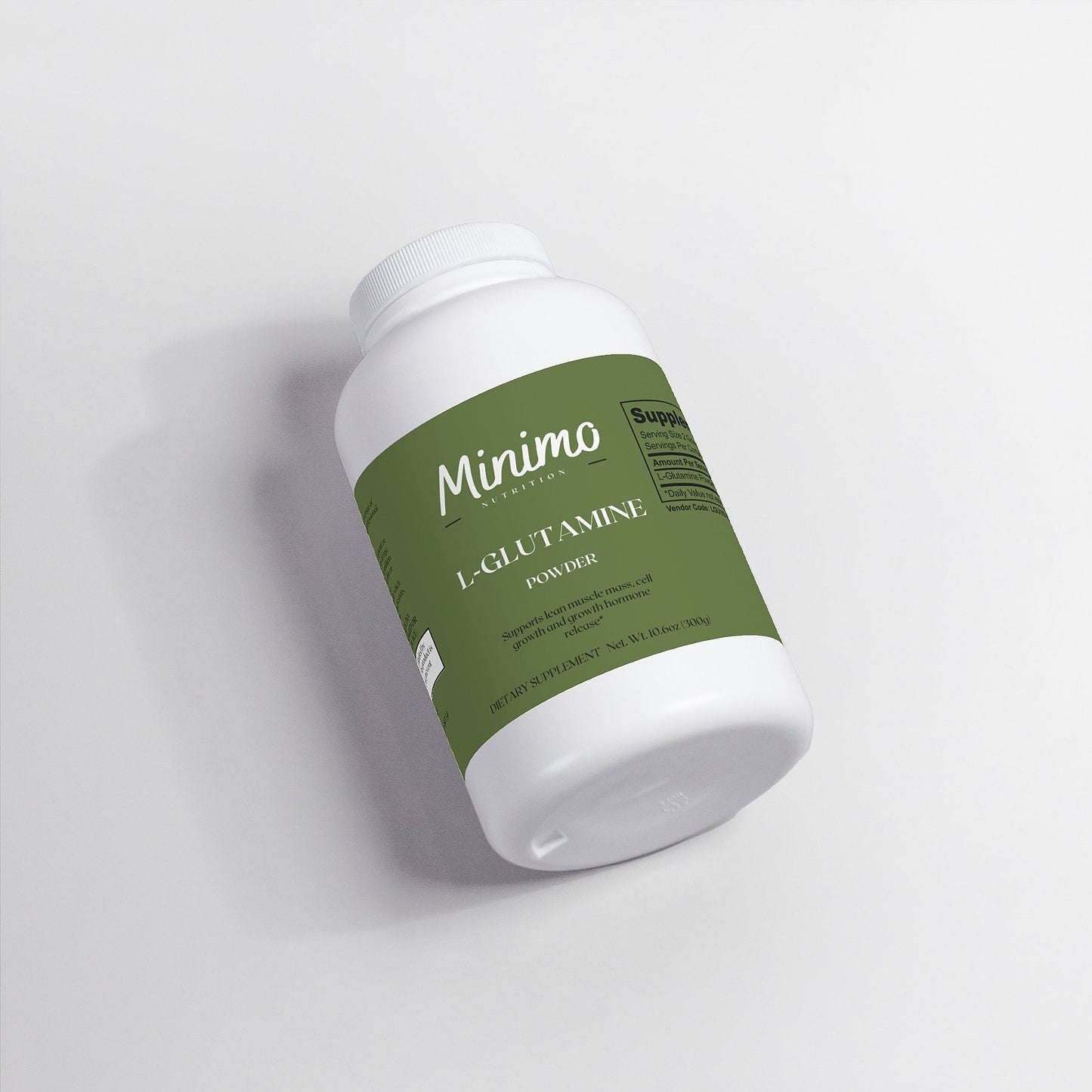 L-Glutamine Powder, 10.6 oz - Concordia Style Boutique