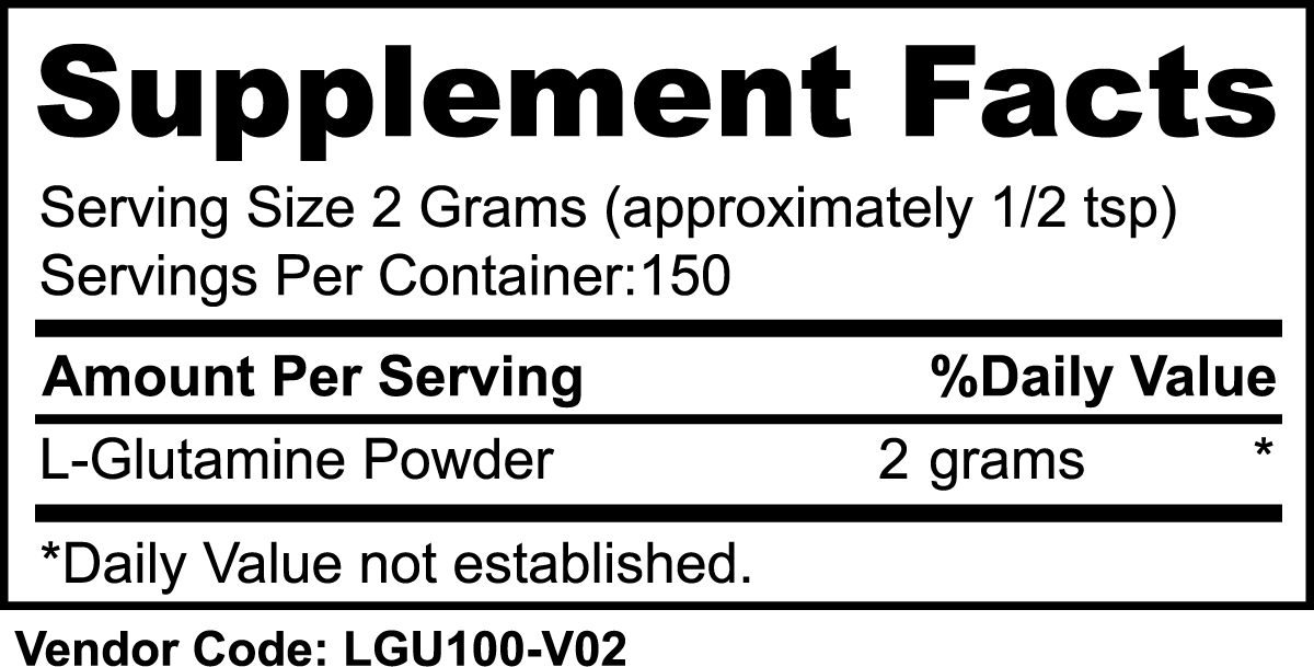 L-Glutamine Powder, 10.6 oz - Concordia Style Boutique