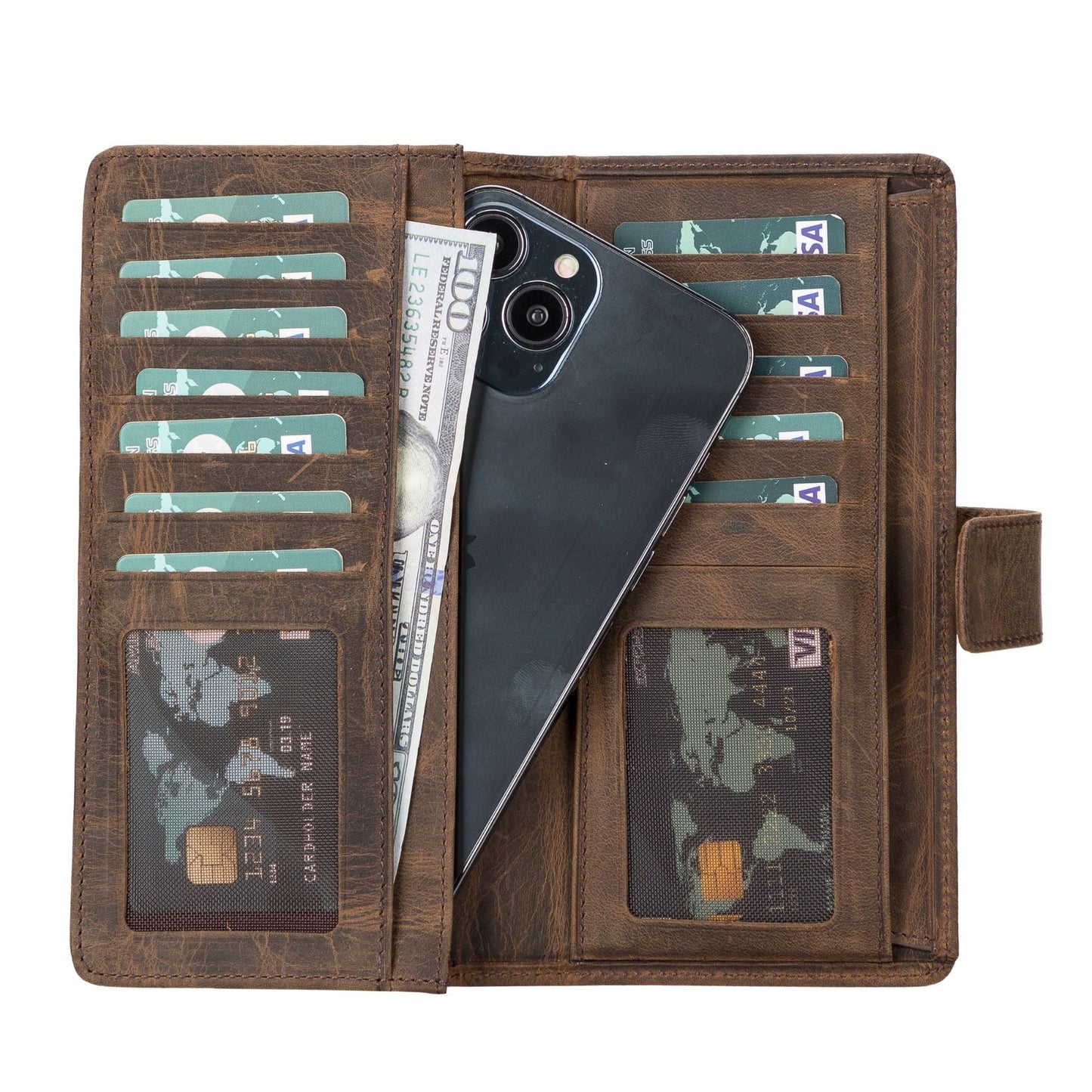 Lander Leather Phone Wallet and Multiple Card Holder for Women - Concordia Style Boutique