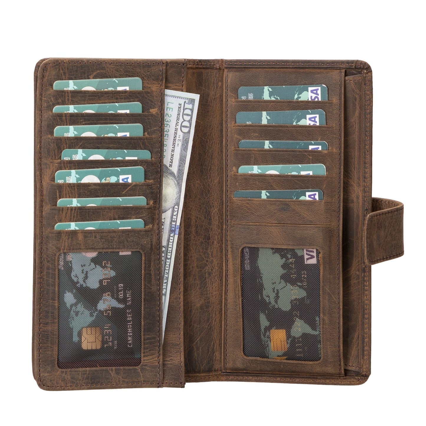 Lander Leather Phone Wallet and Multiple Card Holder for Women - Concordia Style Boutique