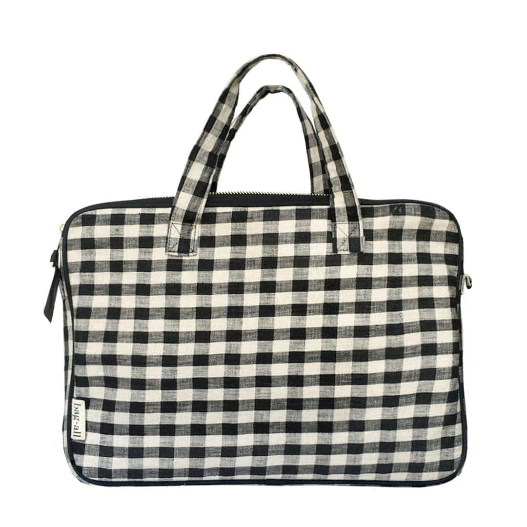 Laptop Case 13", Handle & Charger Pocket, Gingham - Premium 5620 - Luggage & Bags > Luggage Accessories > Packing Organizers from Bag-all - Just $27! Shop now at Concordia Style Boutique