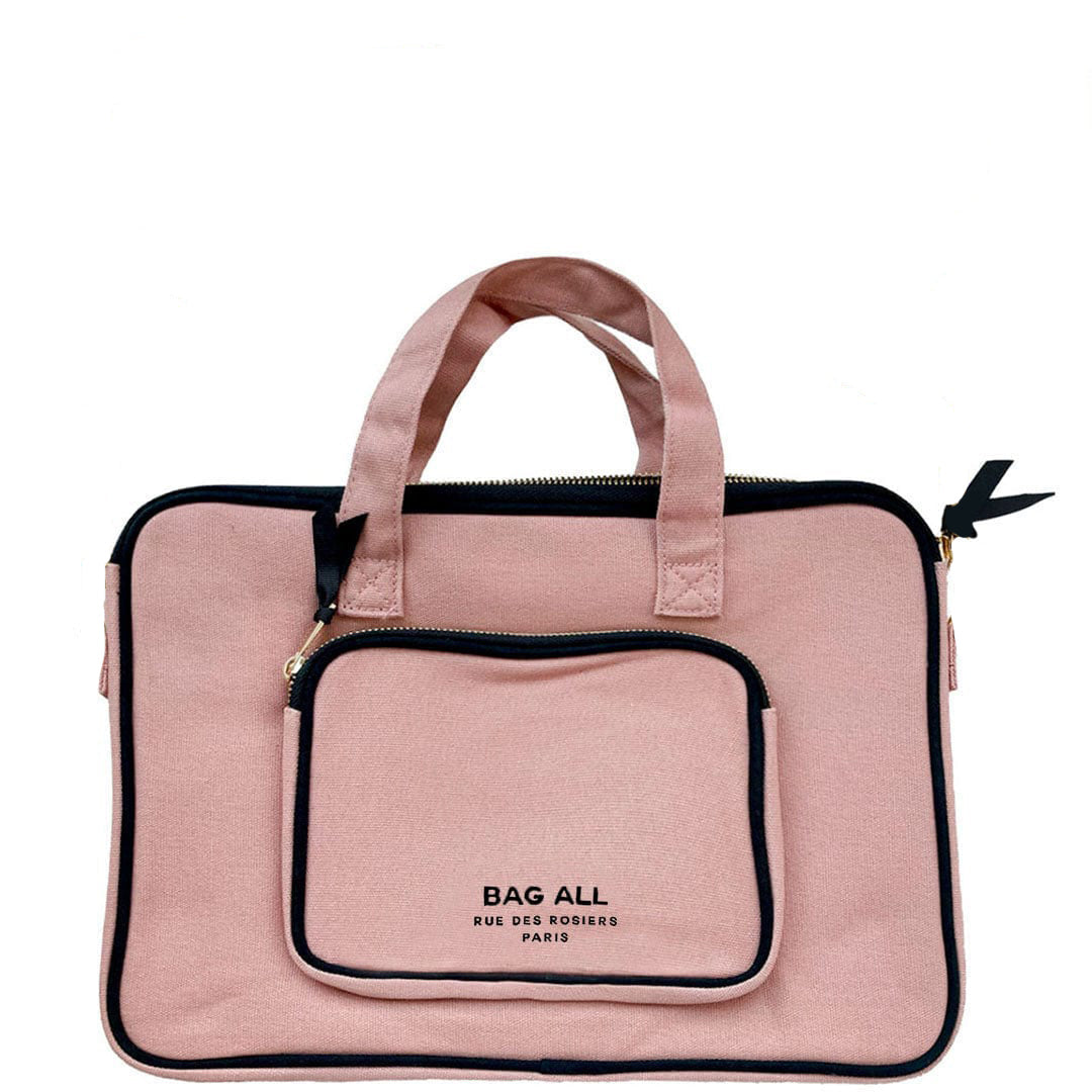 Laptop Case 13", Handle & Charger Pocket, Pink/Blush - Premium 5620 - Luggage & Bags > Luggage Accessories > Packing Organizers from Bag-all - Just $42! Shop now at Concordia Style Boutique