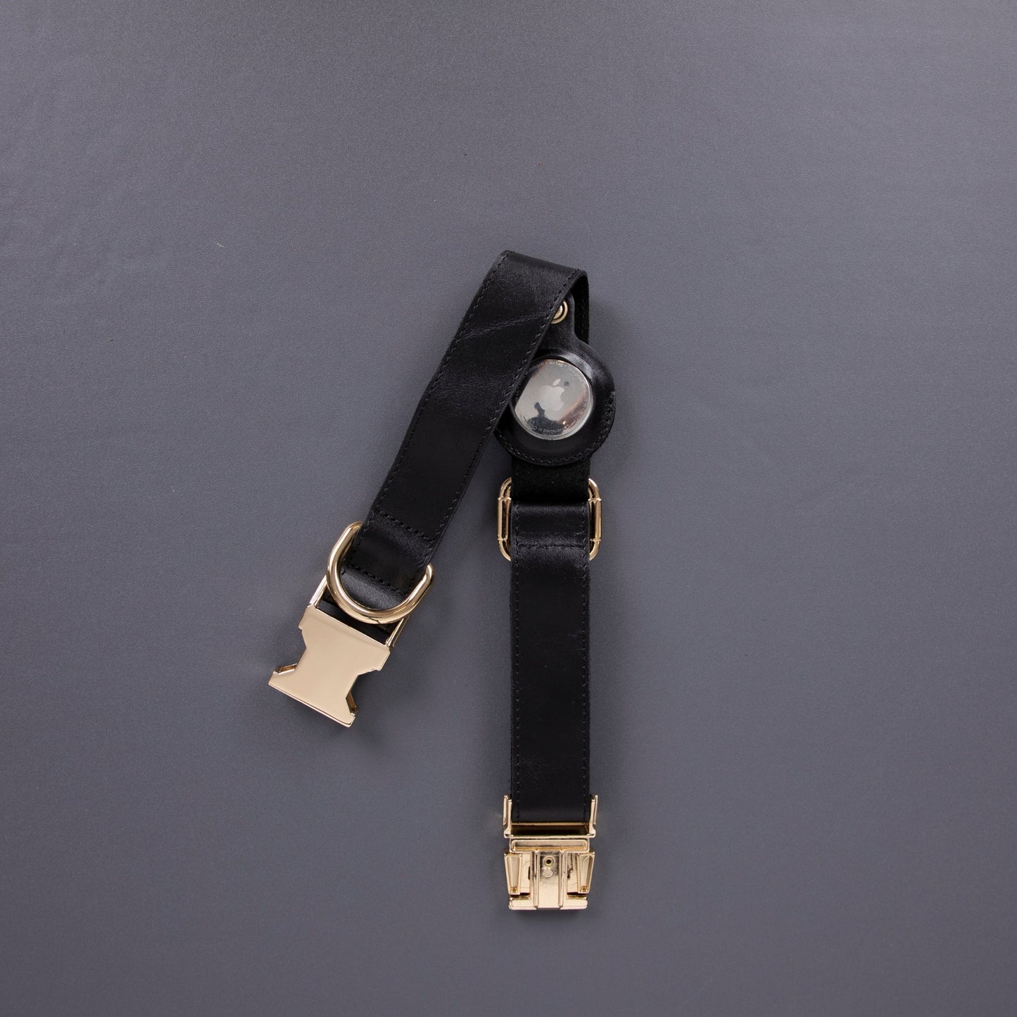 Charlotte Handcrafted Calfskin Leather Dog Collar - Compatible with AirTag - Concordia Style Boutique