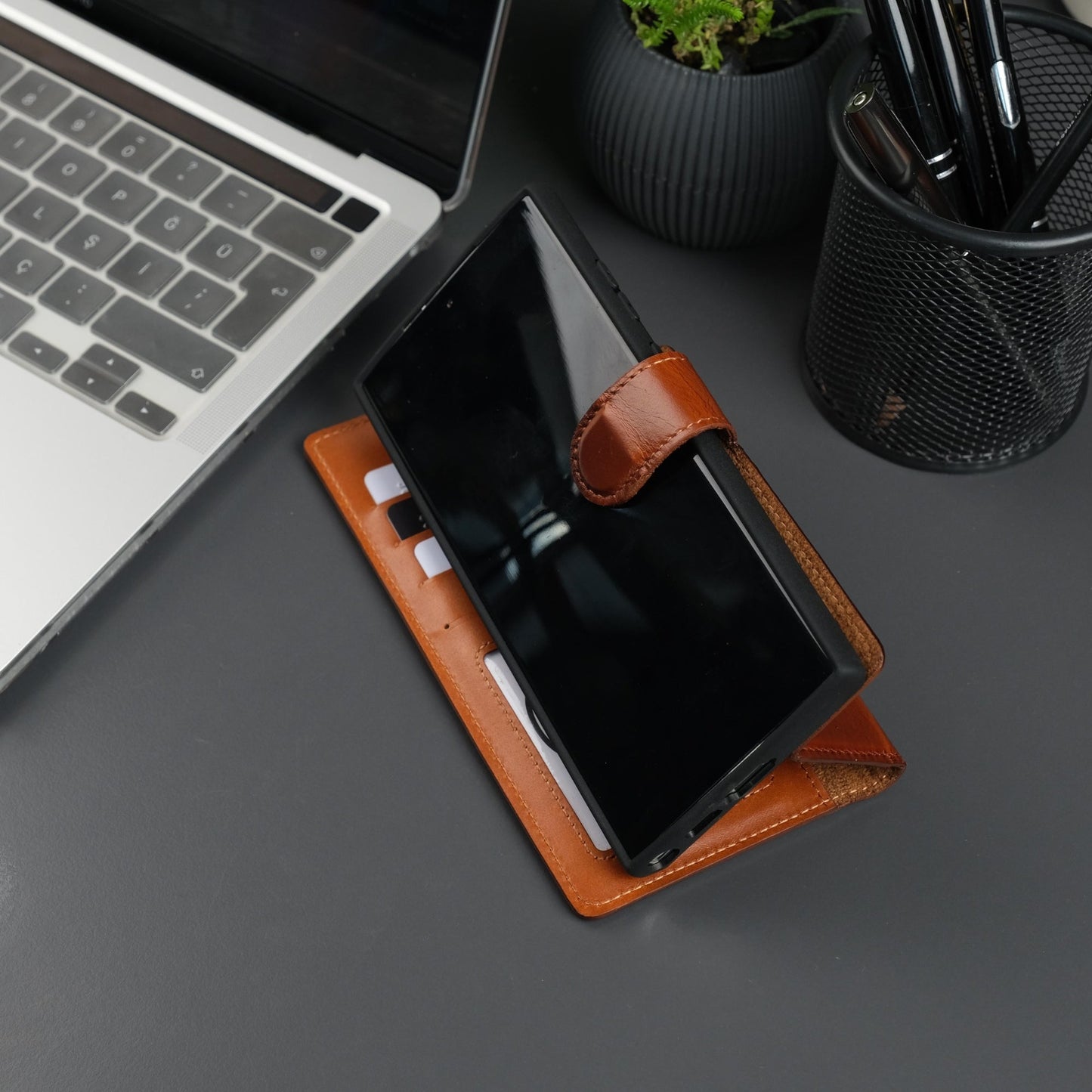 Leather Samsung Galaxy S25 Ultra Wallet Case | Buffalo - Concordia Style Boutique