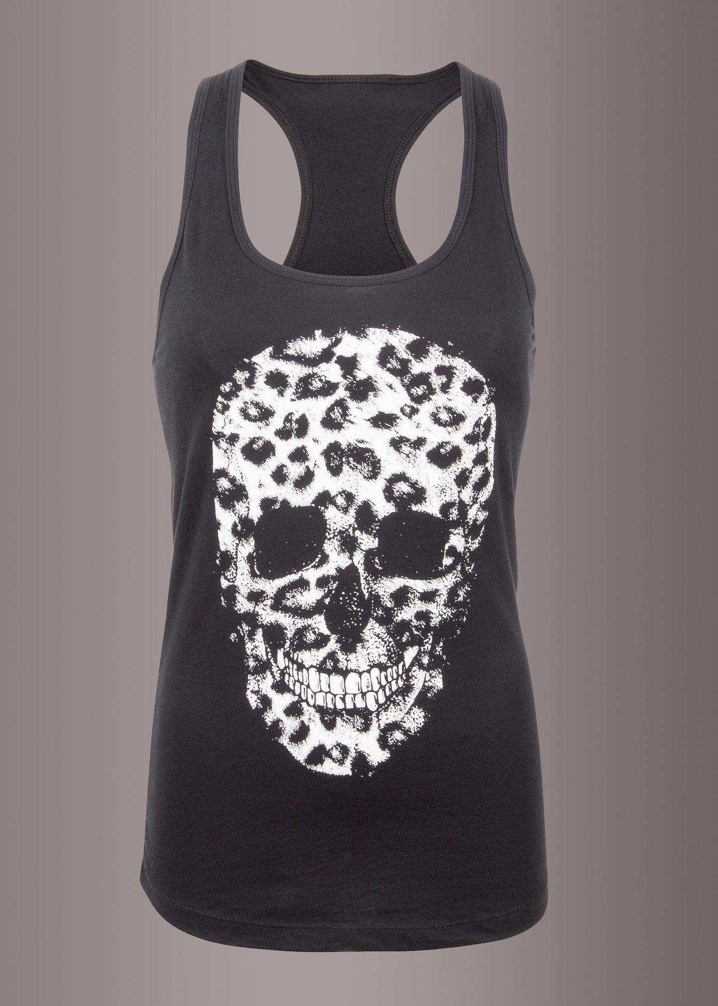 Renegade Leopard Print Skull Tank Top Sleeveless Tee - Concordia Style Boutique