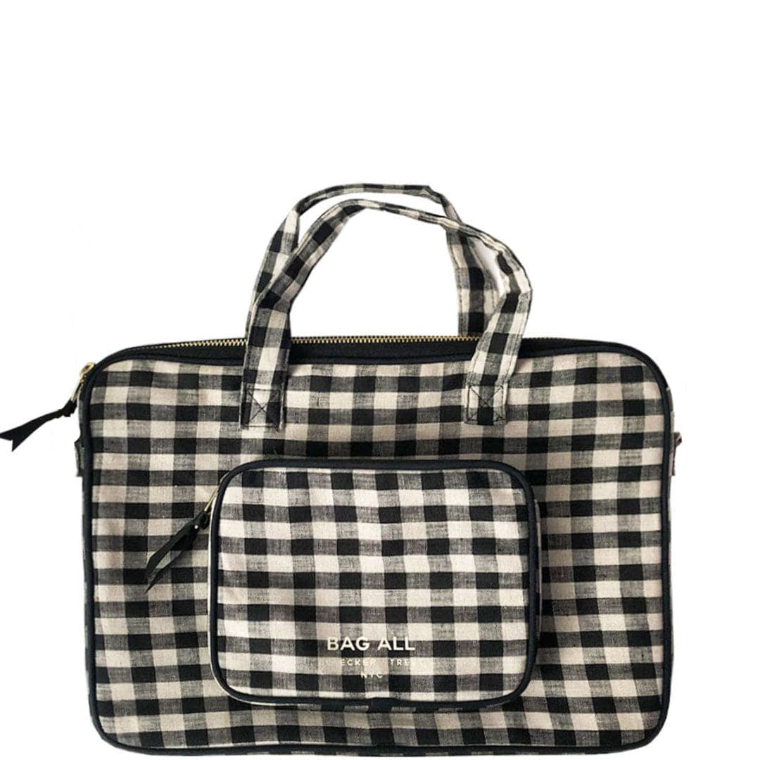 Laptop Case 13", Handle & Charger Pocket, Gingham - Premium 5620 - Luggage & Bags > Luggage Accessories > Packing Organizers from Bag-all - Just $27! Shop now at Concordia Style Boutique