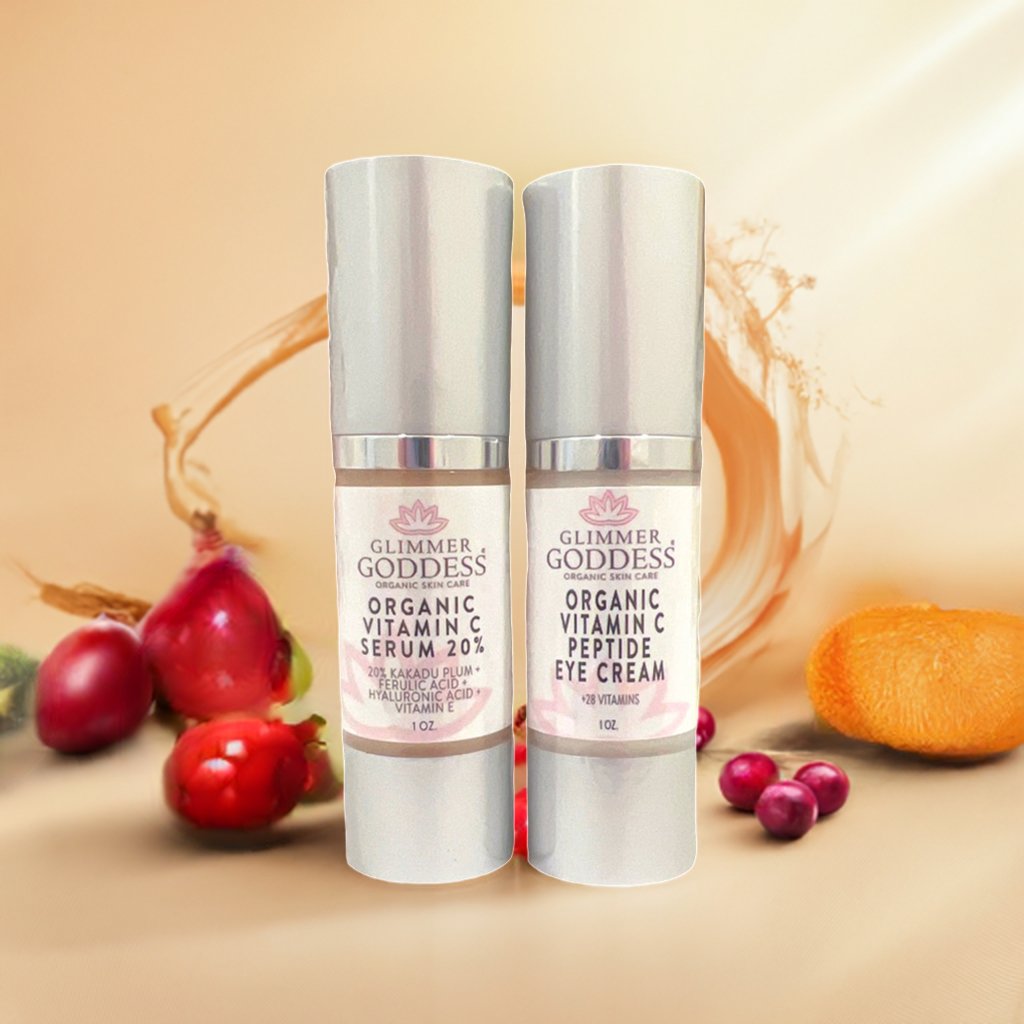 Let's Get Glowing! Organic Vitamin C Serum + Vitamin C Eye Cream - Concordia Style Boutique