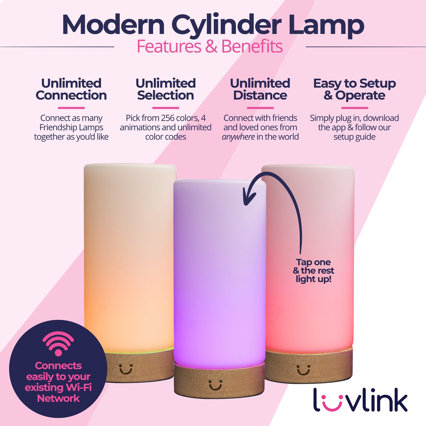 Modern Cylinder Lamp - Concordia Style Boutique