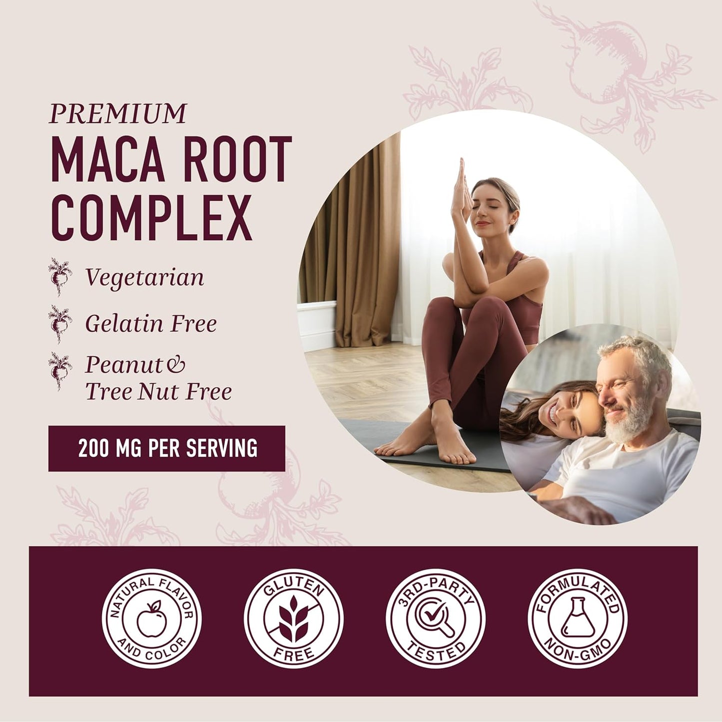 Maca Root Gummies – Libido, Energy & Hormone Support