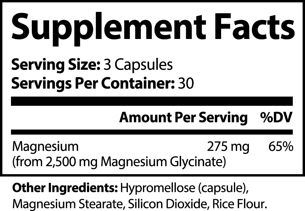 Magnesium Glycinate, 90 ct. - Concordia Style Boutique