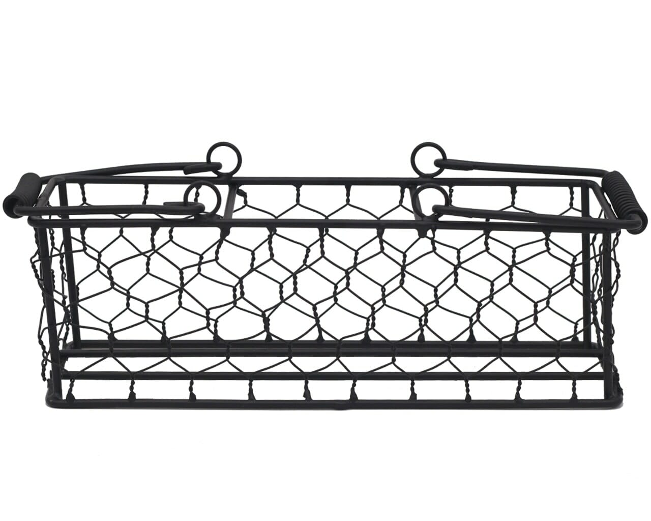 Chicken Wire Caddy for 3 Pint Mason Jars - Concordia Style Boutique