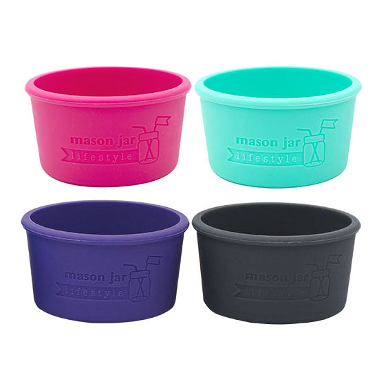 Silicone Sleeve for 4oz Mason Jars - Concordia Style Boutique