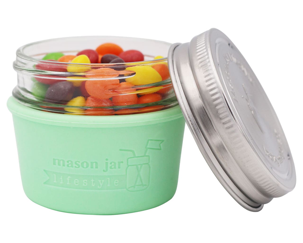 Silicone Sleeve for 4oz Mason Jars - Concordia Style Boutique