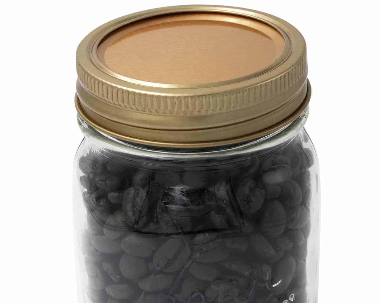 Copper Flat Storage Lid Inserts for Mason Jars - Concordia Style Boutique