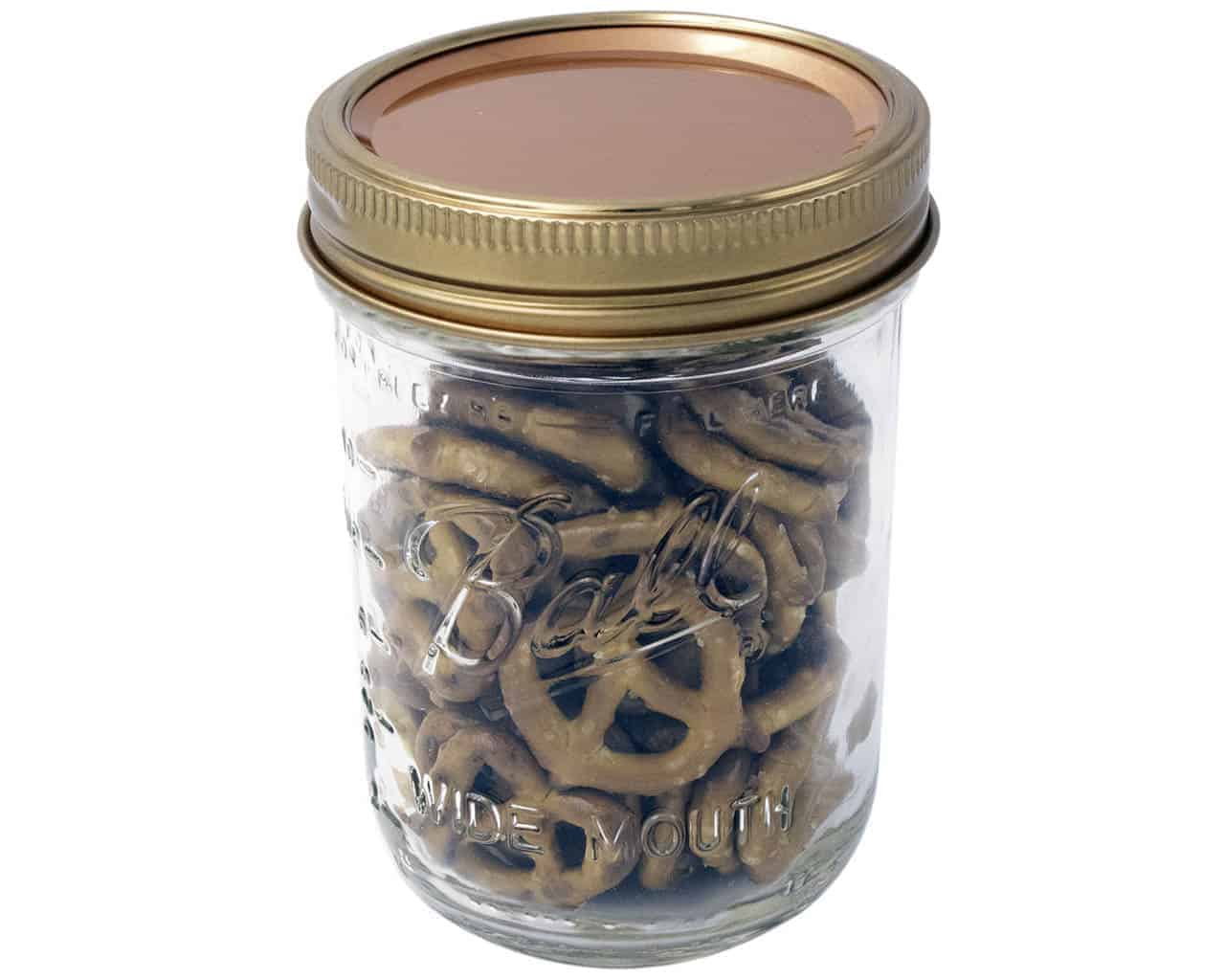 Copper Flat Storage Lid Inserts for Mason Jars - Concordia Style Boutique